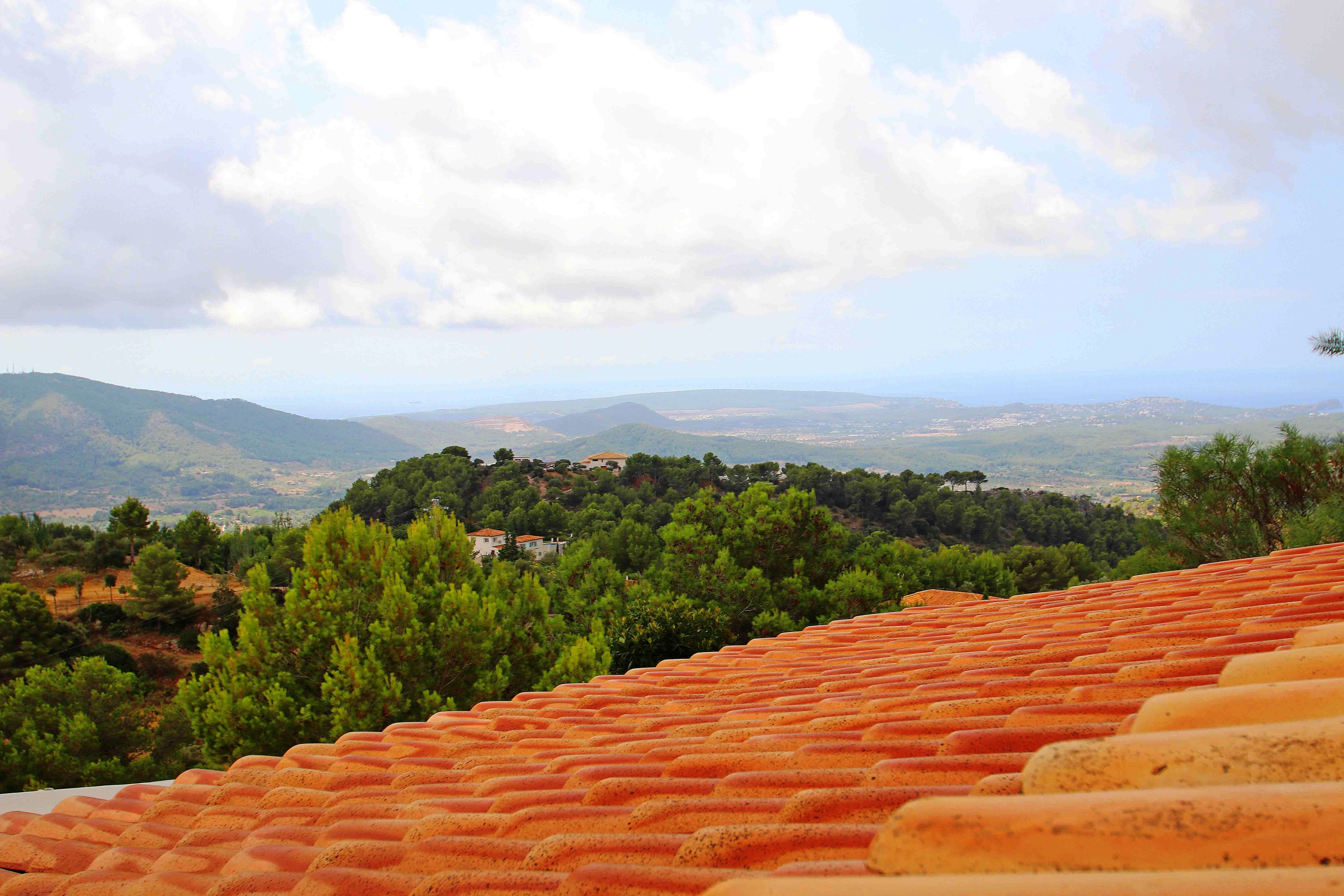 Casa mediterránea con vistas panorámicas en Son Font