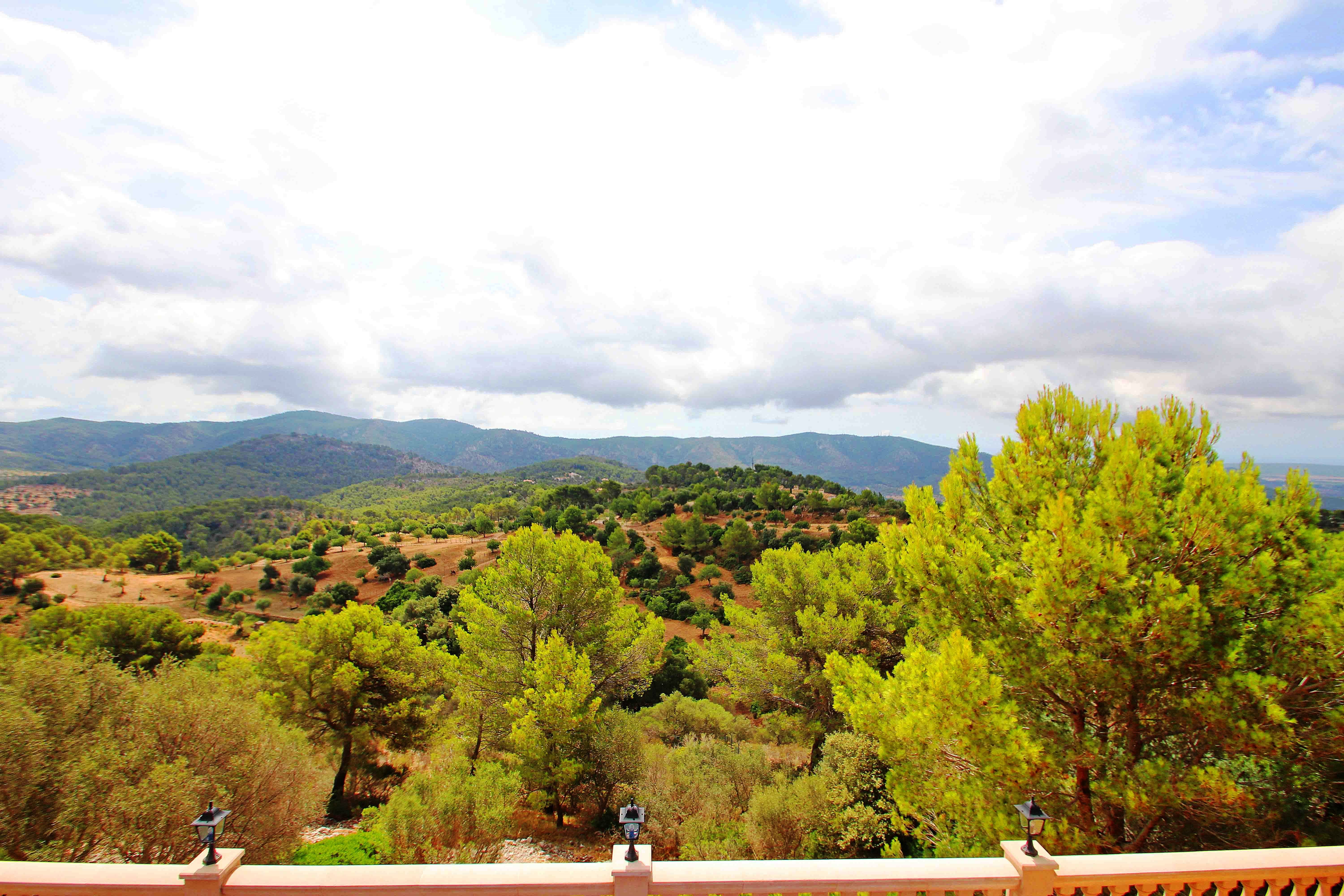 Casa mediterránea con vistas panorámicas en Son Font