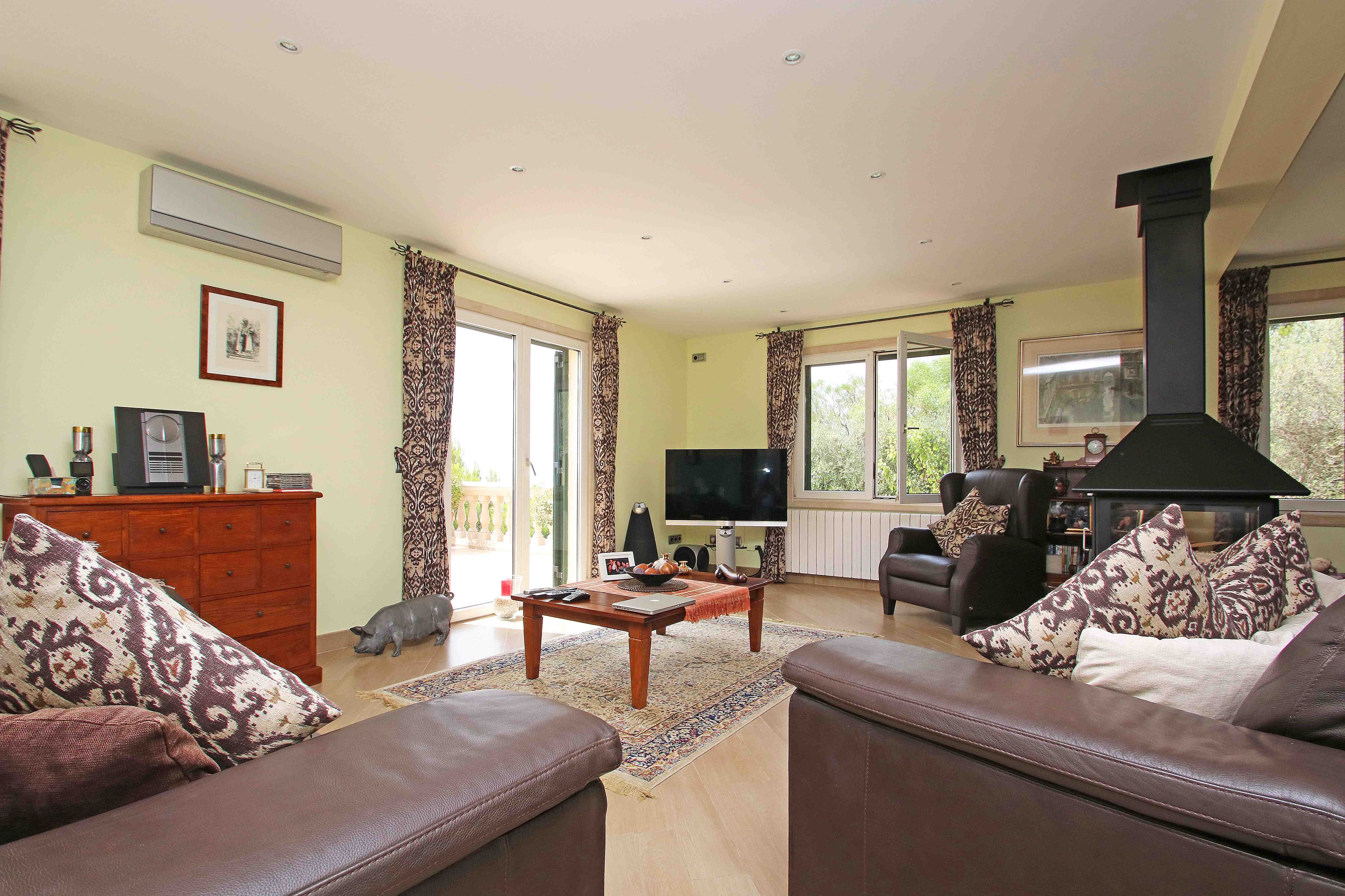 Casa mediterránea con vistas panorámicas en Son Font