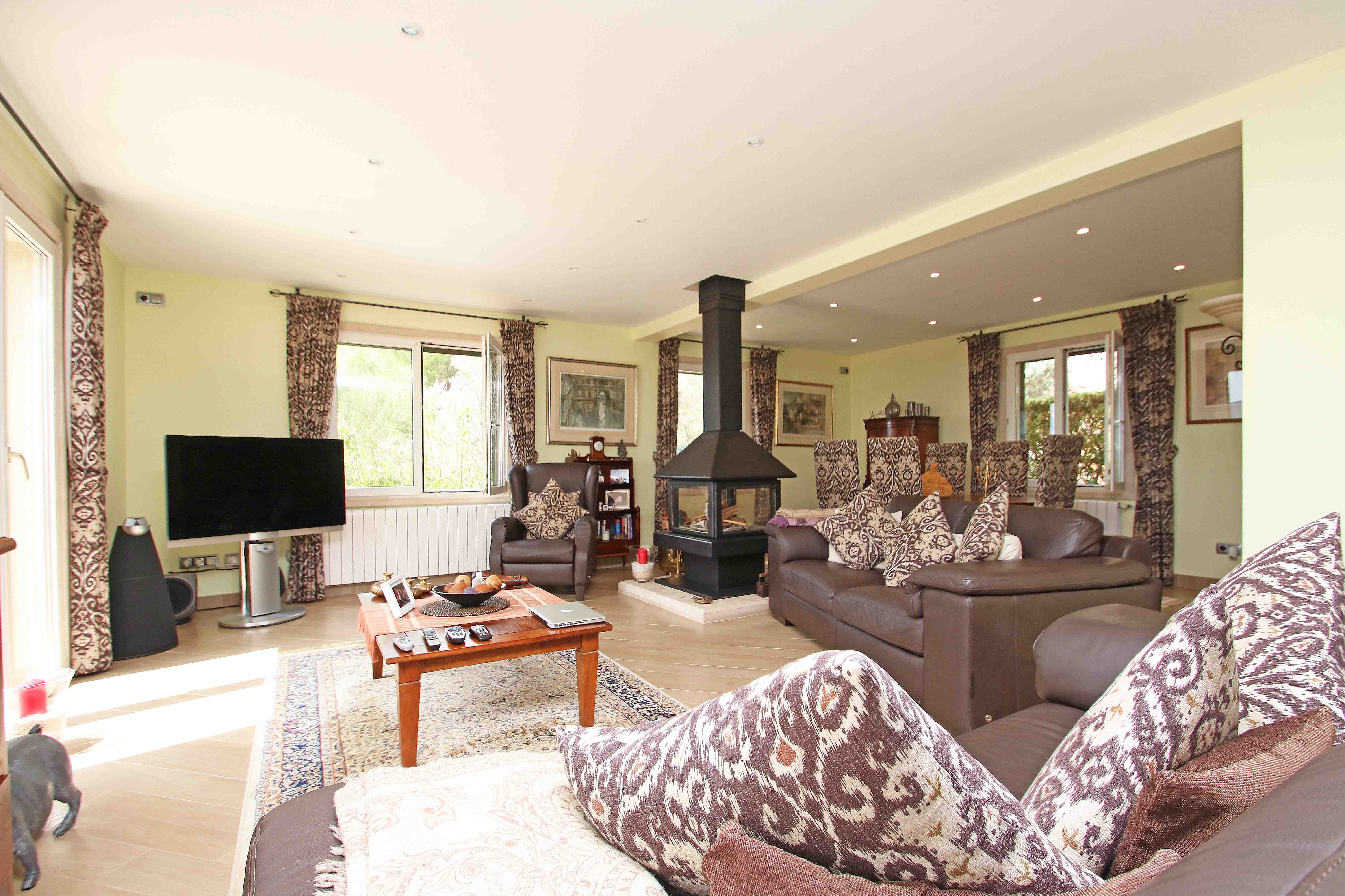 Casa mediterránea con vistas panorámicas en Son Font