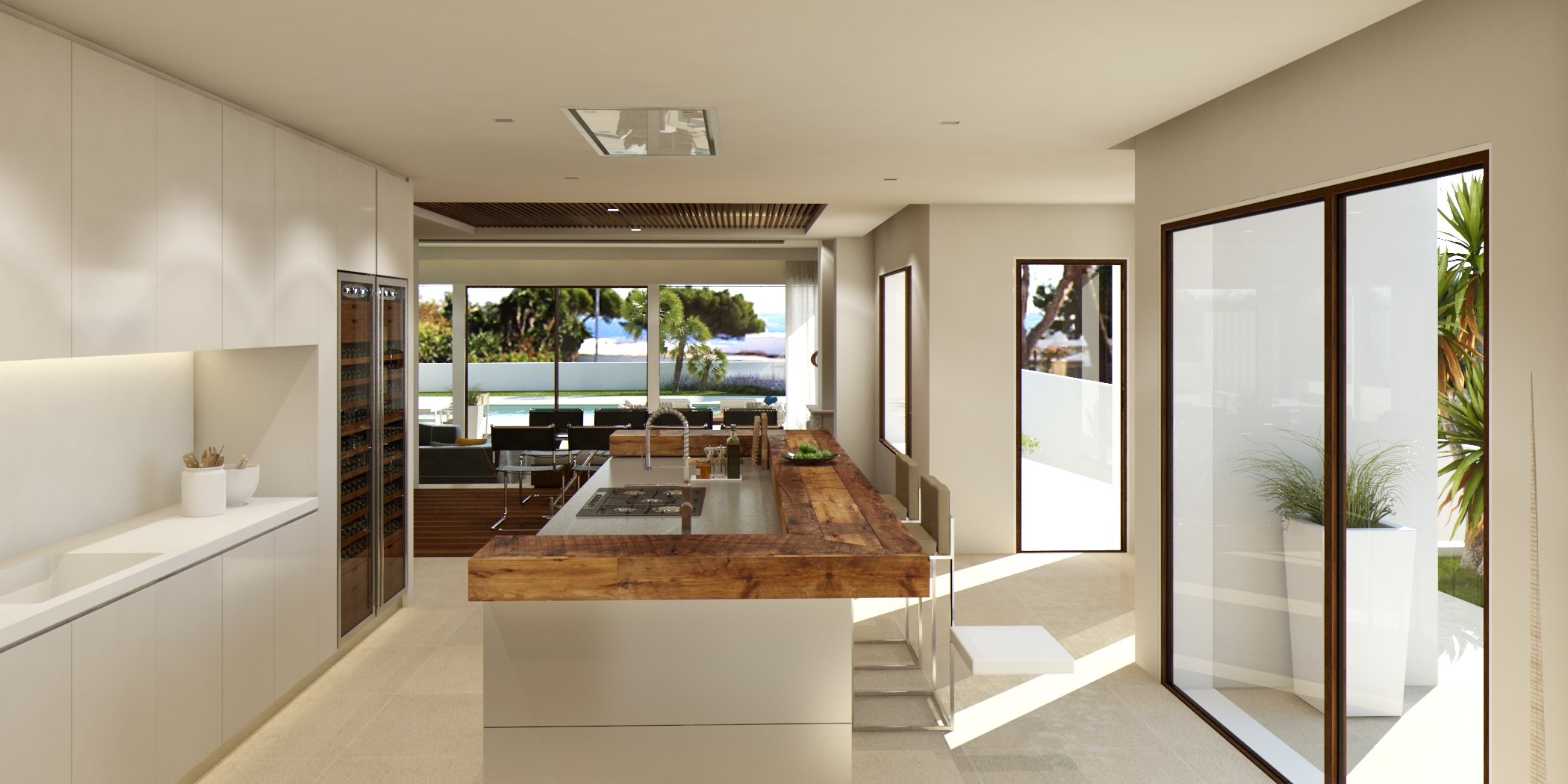 Proyecto de un chalet en Sol de Mallorca de estilo contemporáneo