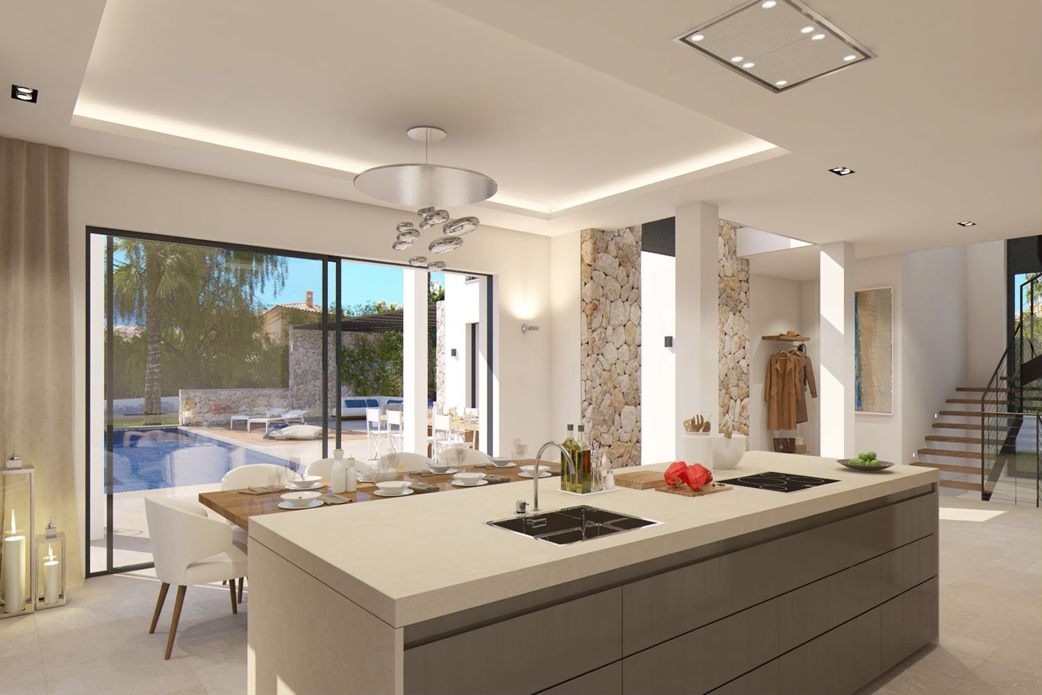 Obra nueva de casa de lujo en Santa Ponsa