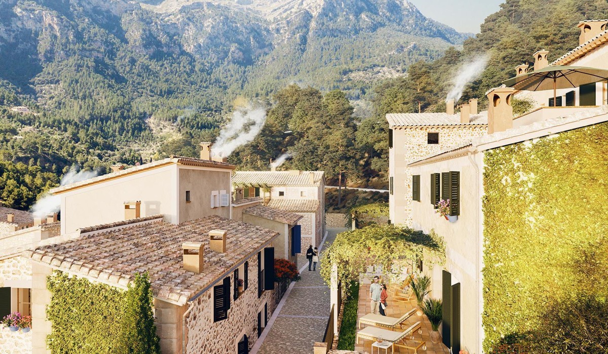 Wonderful new town house in Deia