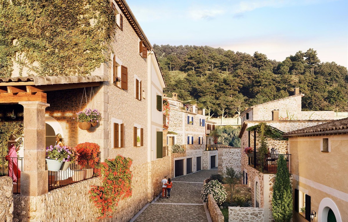 Wonderful new town house in Deia