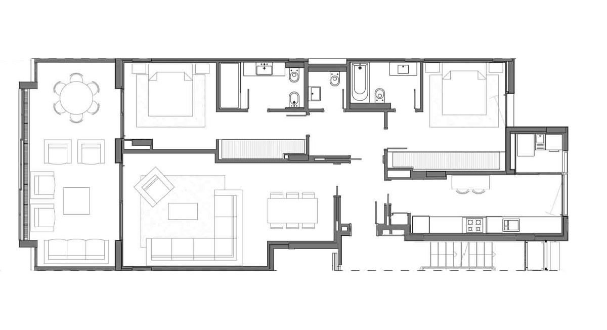  Luxury 2 bedroom flat in Bendinat 