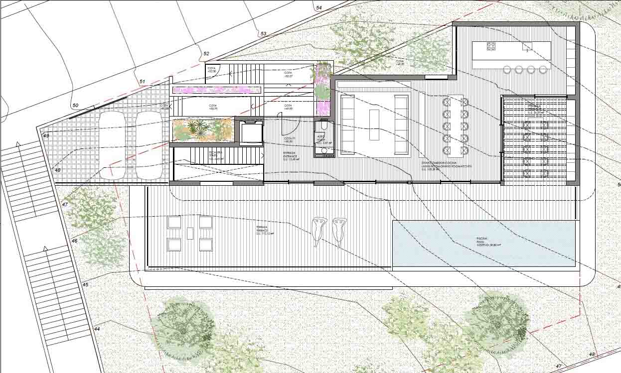 Building plot with sea view and submitted license Camp de Mar