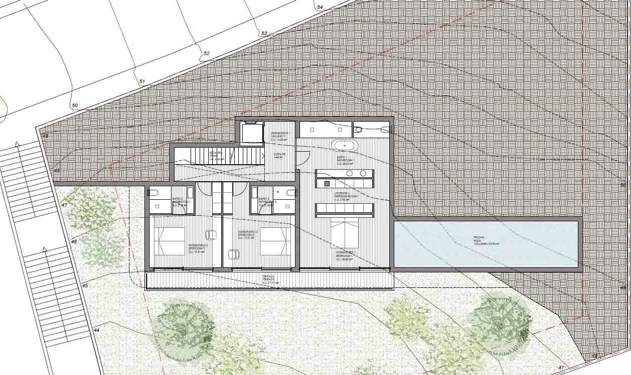 Building plot with sea view and submitted license Camp de Mar