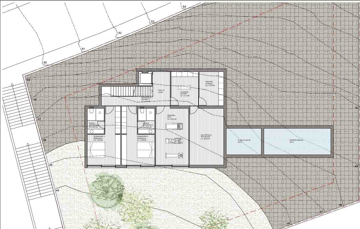 Building plot with sea view and submitted license Camp de Mar