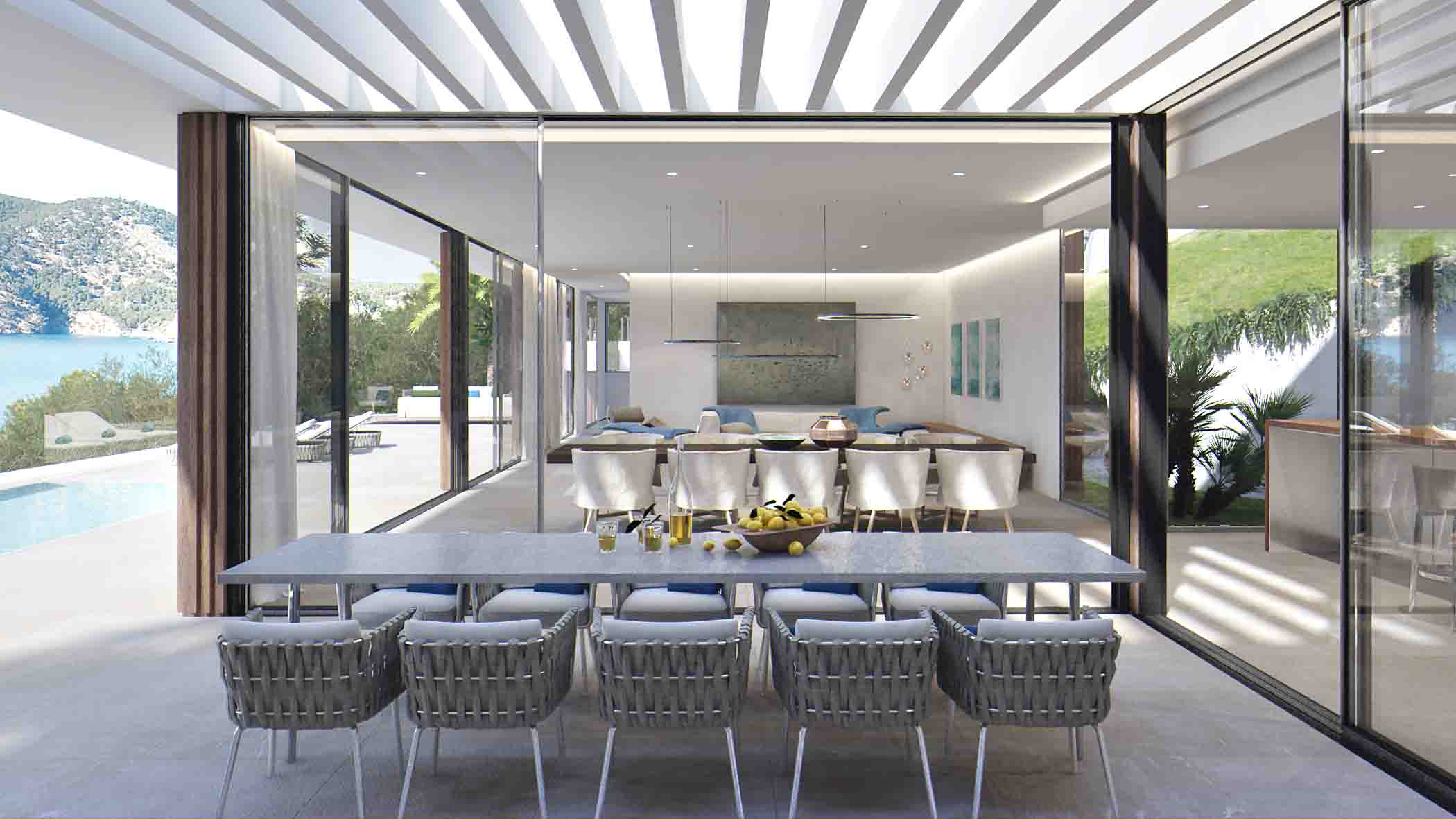 Building plot with sea view and submitted license Camp de Mar