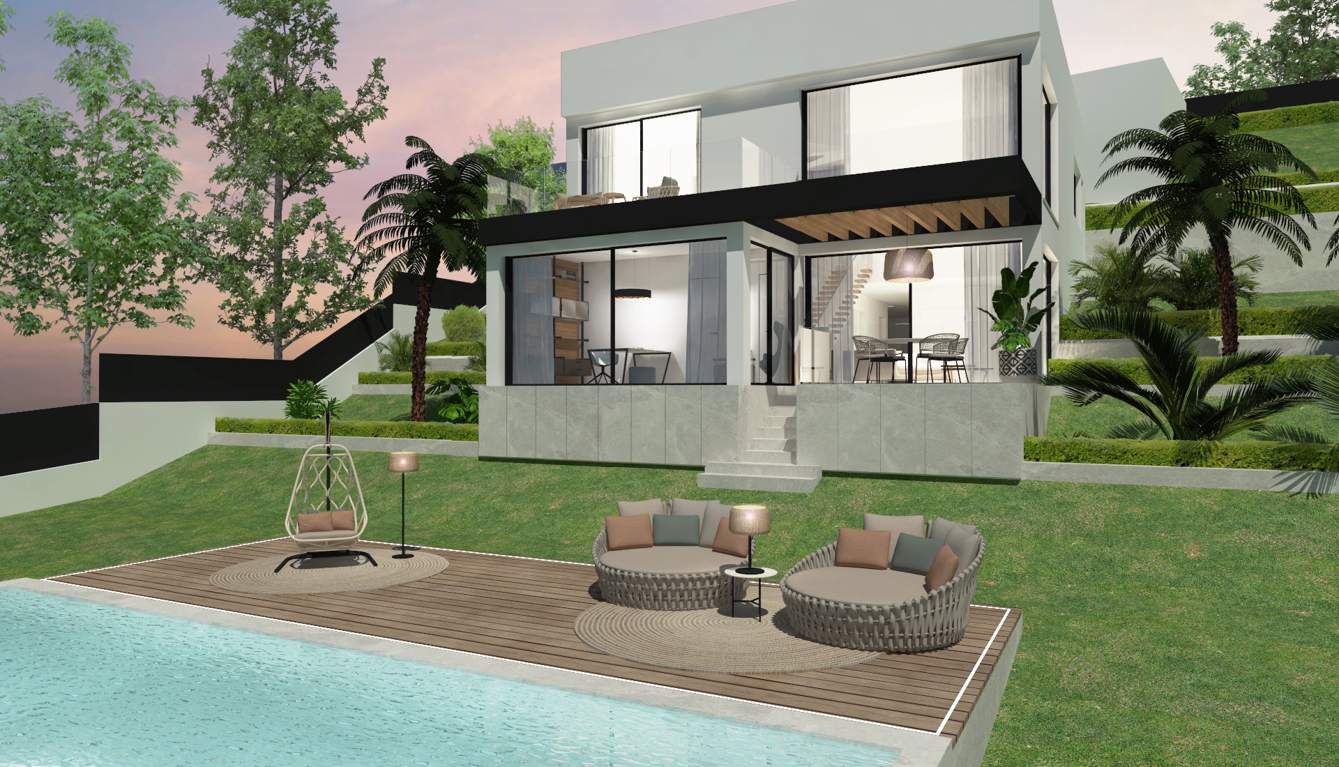 New key-ready luxury villa Costa D`en Blanes