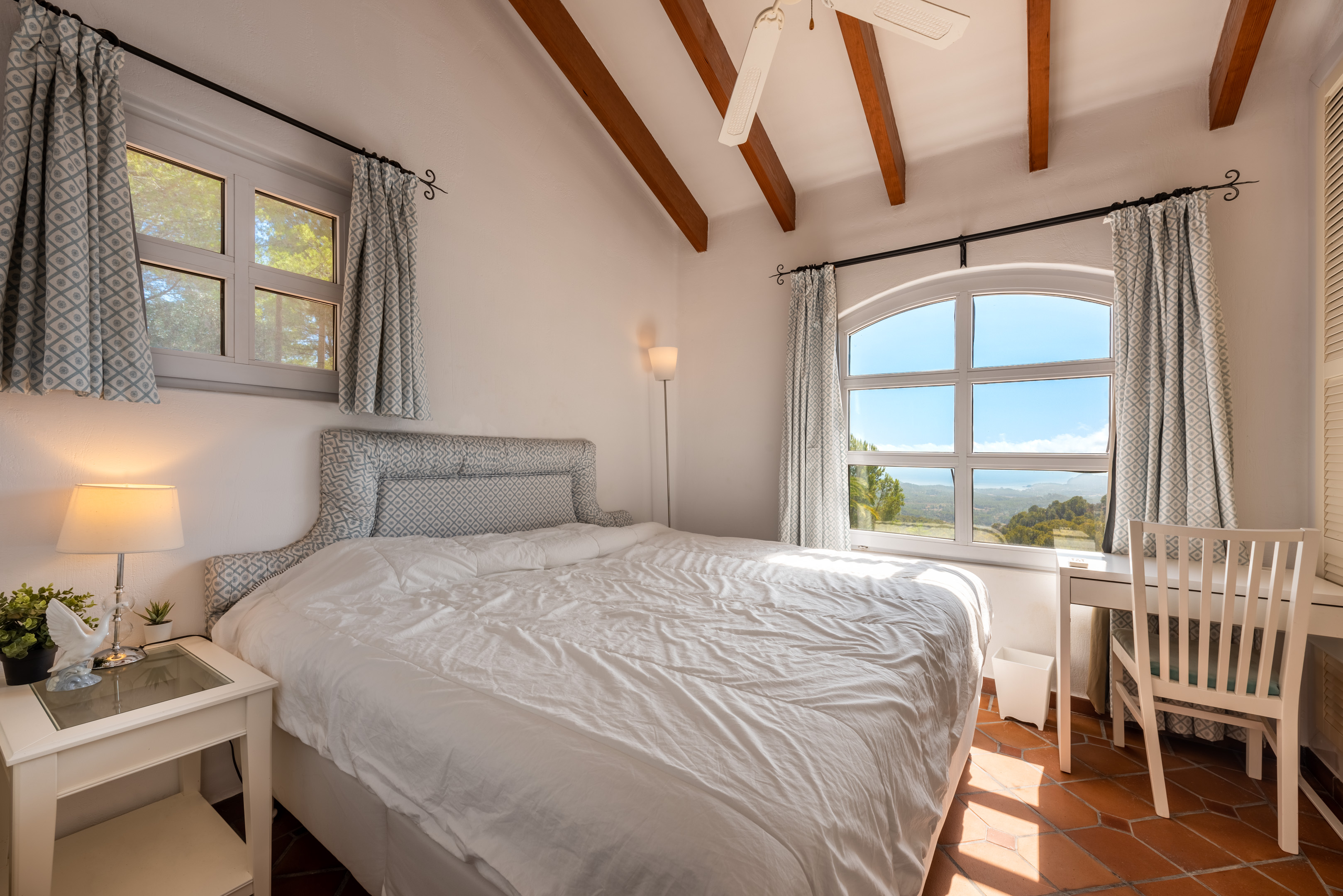 Cozy country house in Son Font with panoramic sea views