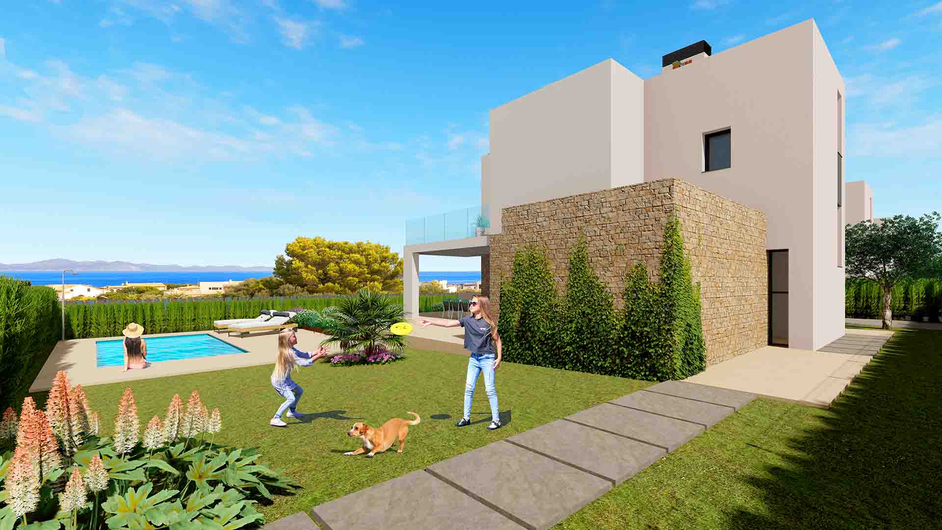  Newly built: Fabulous villa in Colonia de Sant Pere 