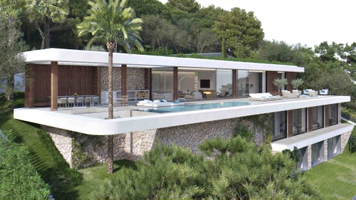  Fabulous building plot Camp de Mar 