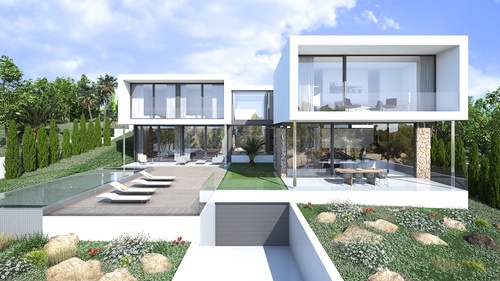  Project of luxury villa in Sol de Mallorca 
